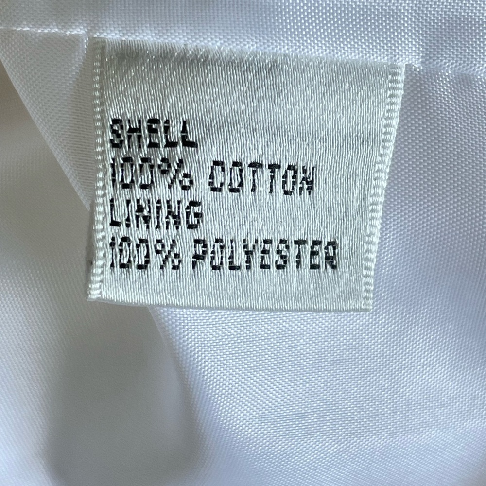 Talbots Yellow and White Tie-Waist Midi Dress - Picture 5 of 5